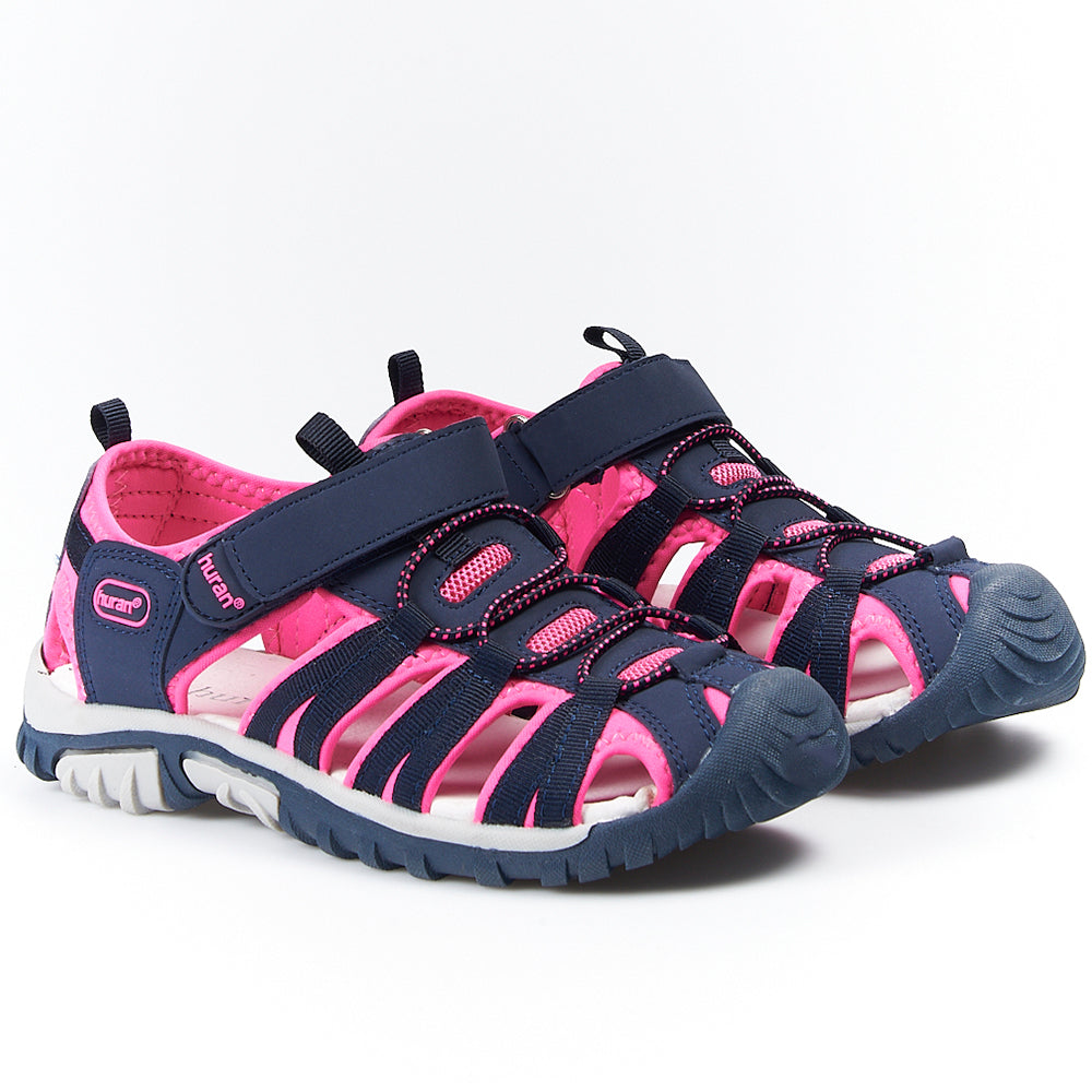 Sandalias Huran A1106 Marino Fuchsia - imagen 2