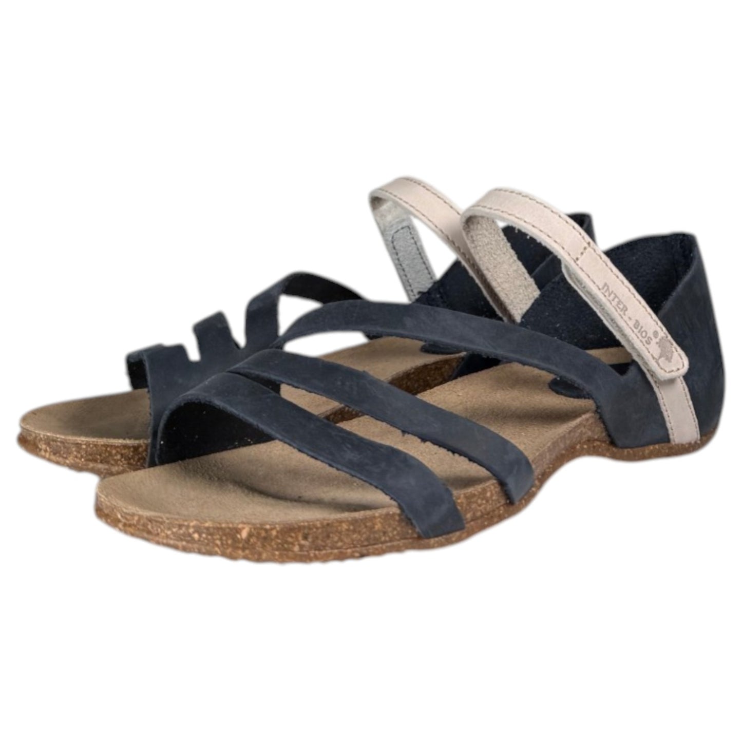 Sandalias Interbios 4476 Marino Gris - imagen 5