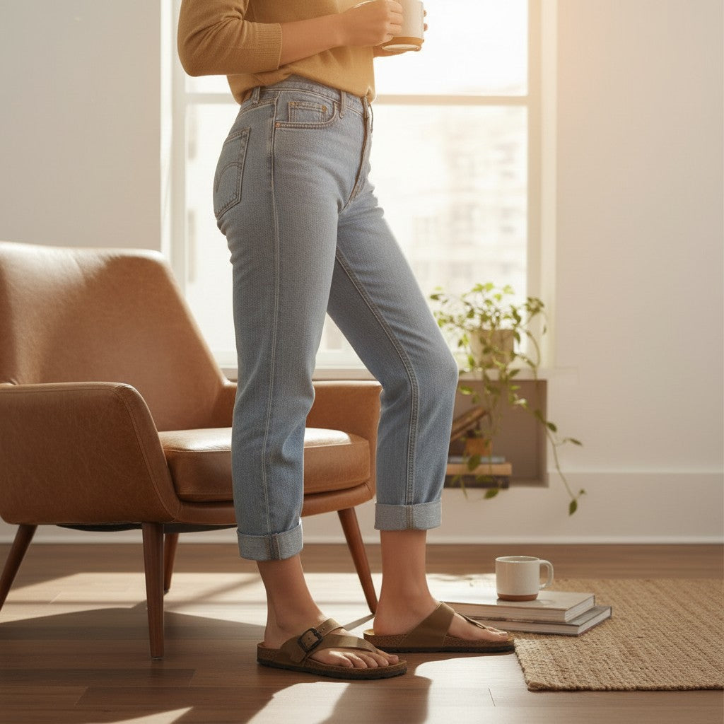 Sandalias Interbios 7119 Kaki - imagen 4