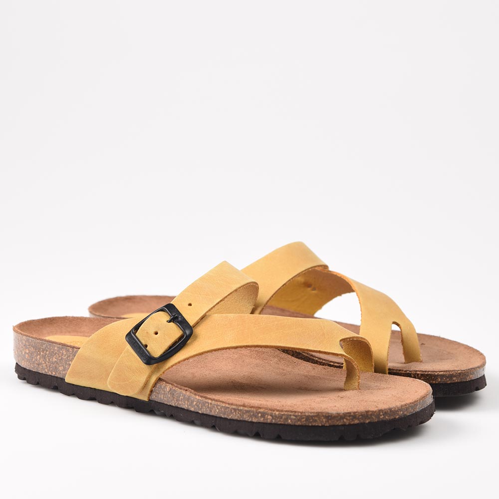 Sandalias Interbios 7119 Mostaza - imagen 4