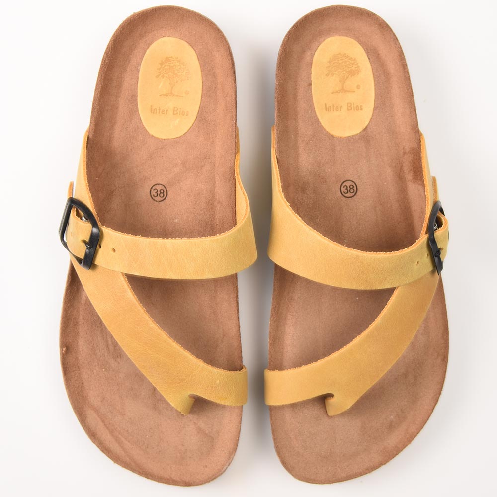 Sandalias Interbios 7119 Mostaza - imagen 3