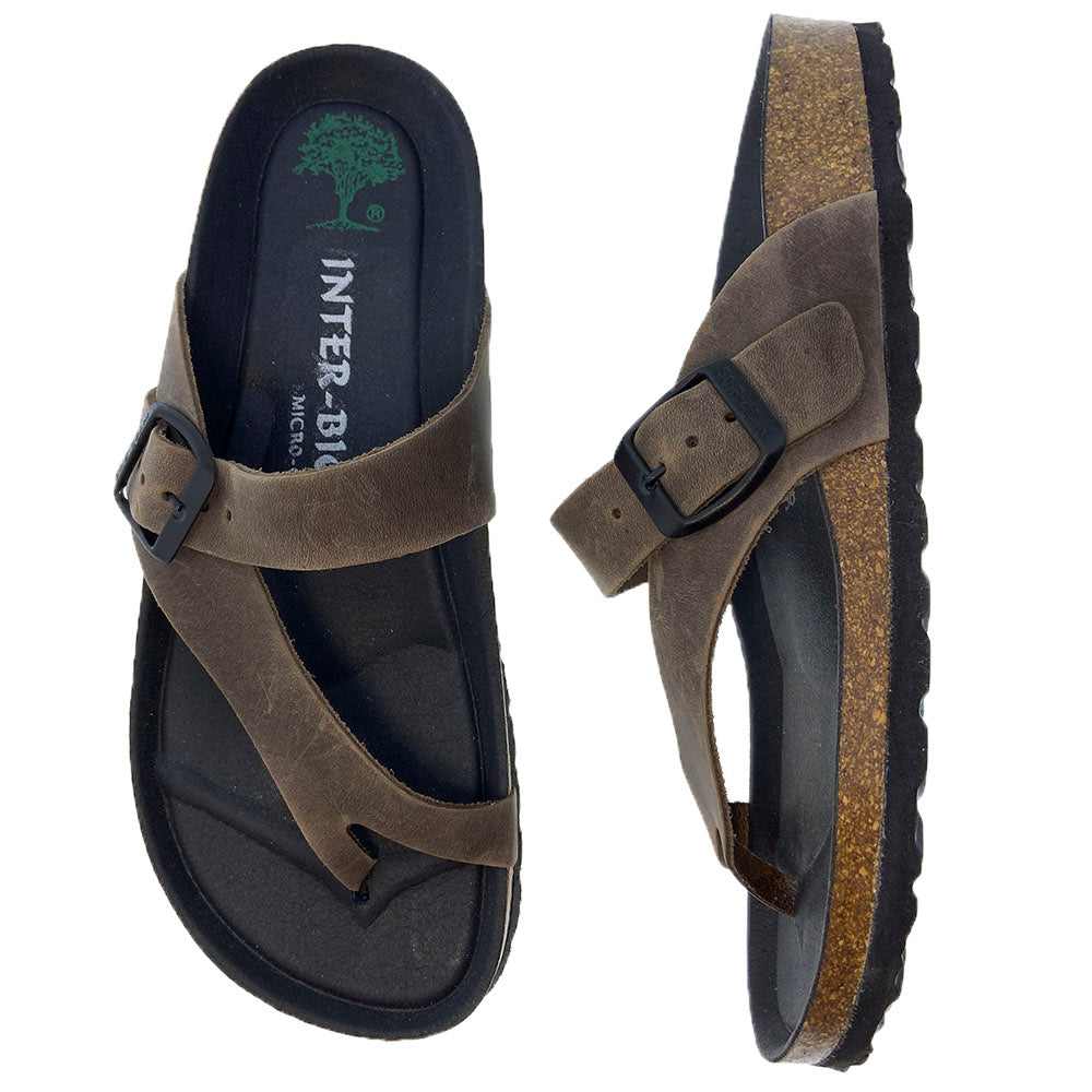 Sandalias Interbios 7119 Pardo Gel - imagen 5