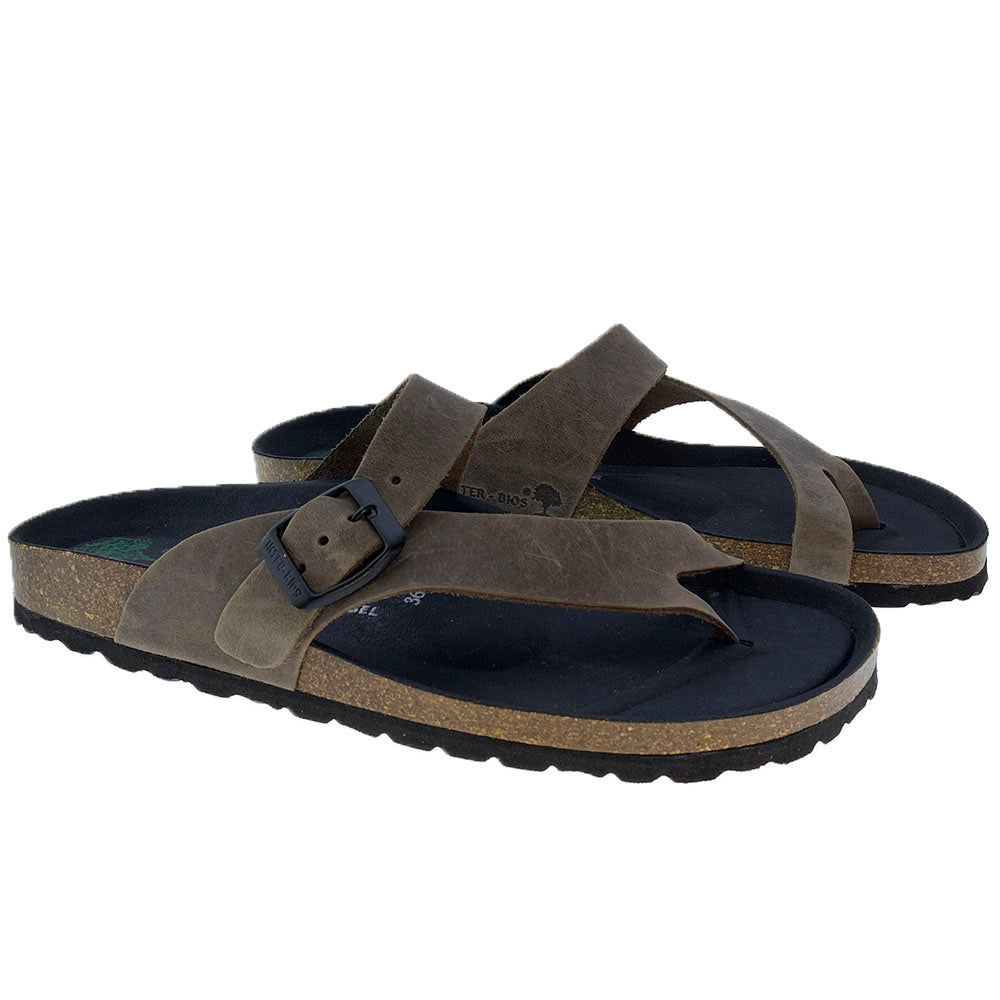 Sandalias Interbios 7119 Pardo Gel - imagen 4