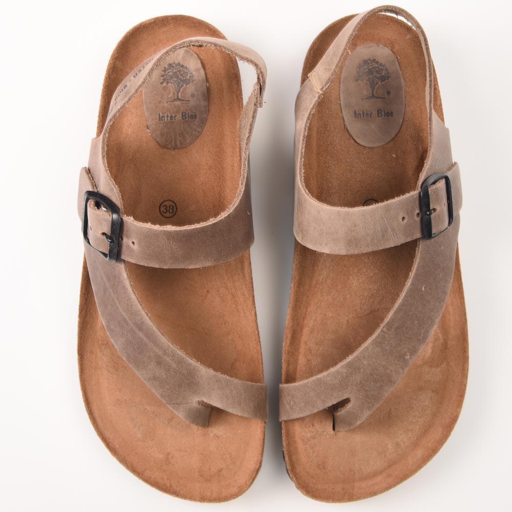 Sandalias Interbios 7162 Pardo - imagen 3