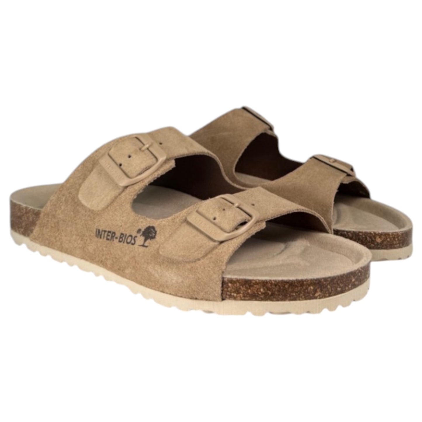 Sandalias Interbios 7600 Serraje Beig - imagen 3