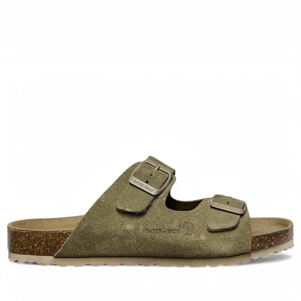 Sandalias Interbios 7600 Serraje Kaki - imagen 8