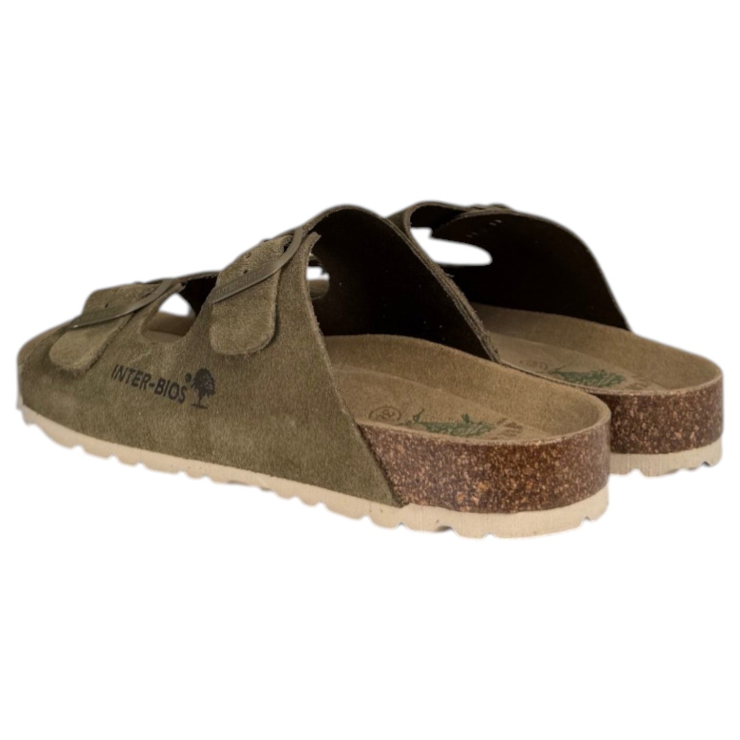 Sandalias Interbios 7600 Serraje Kaki - imagen 6