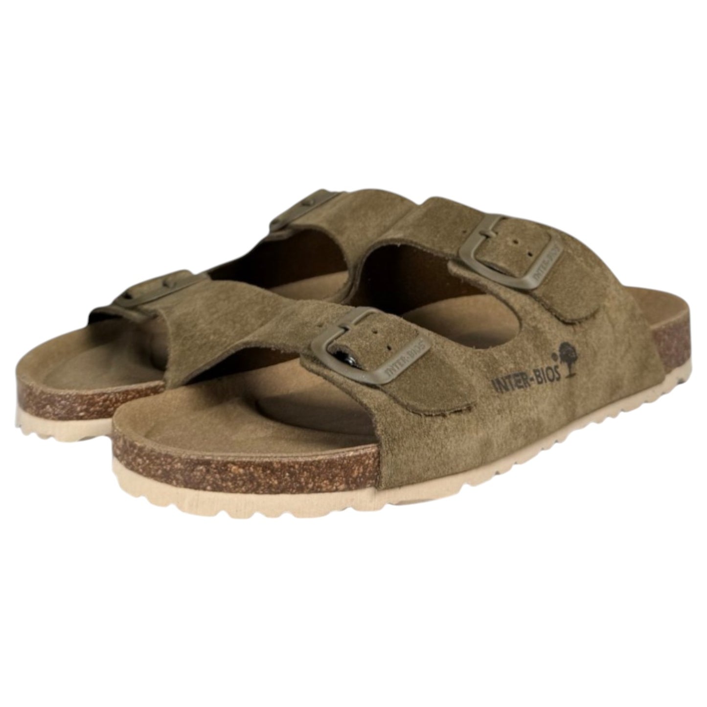 Sandalias Interbios 7600 Serraje Kaki - imagen 5