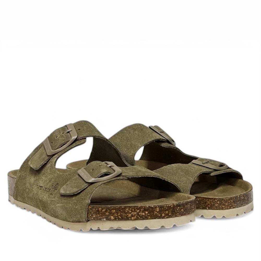 Sandalias Interbios 7600 Serraje Kaki - imagen 9