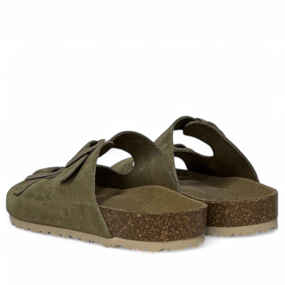Sandalias Interbios 7600 Serraje Kaki - imagen 11