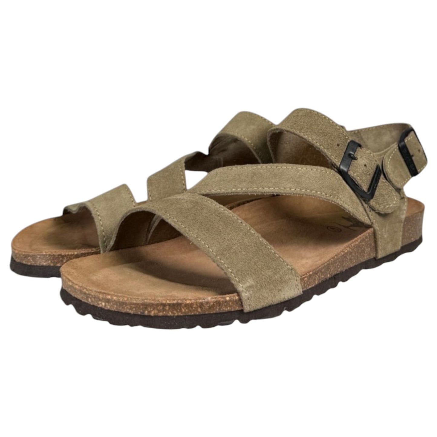 Sandalias Interbios 9557 Serraje Kaki - imagen 5