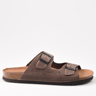 Sandalias Interbios 9560 Pardo