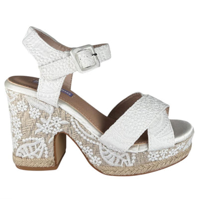 Sandalias Mandarina Belinda Blanco