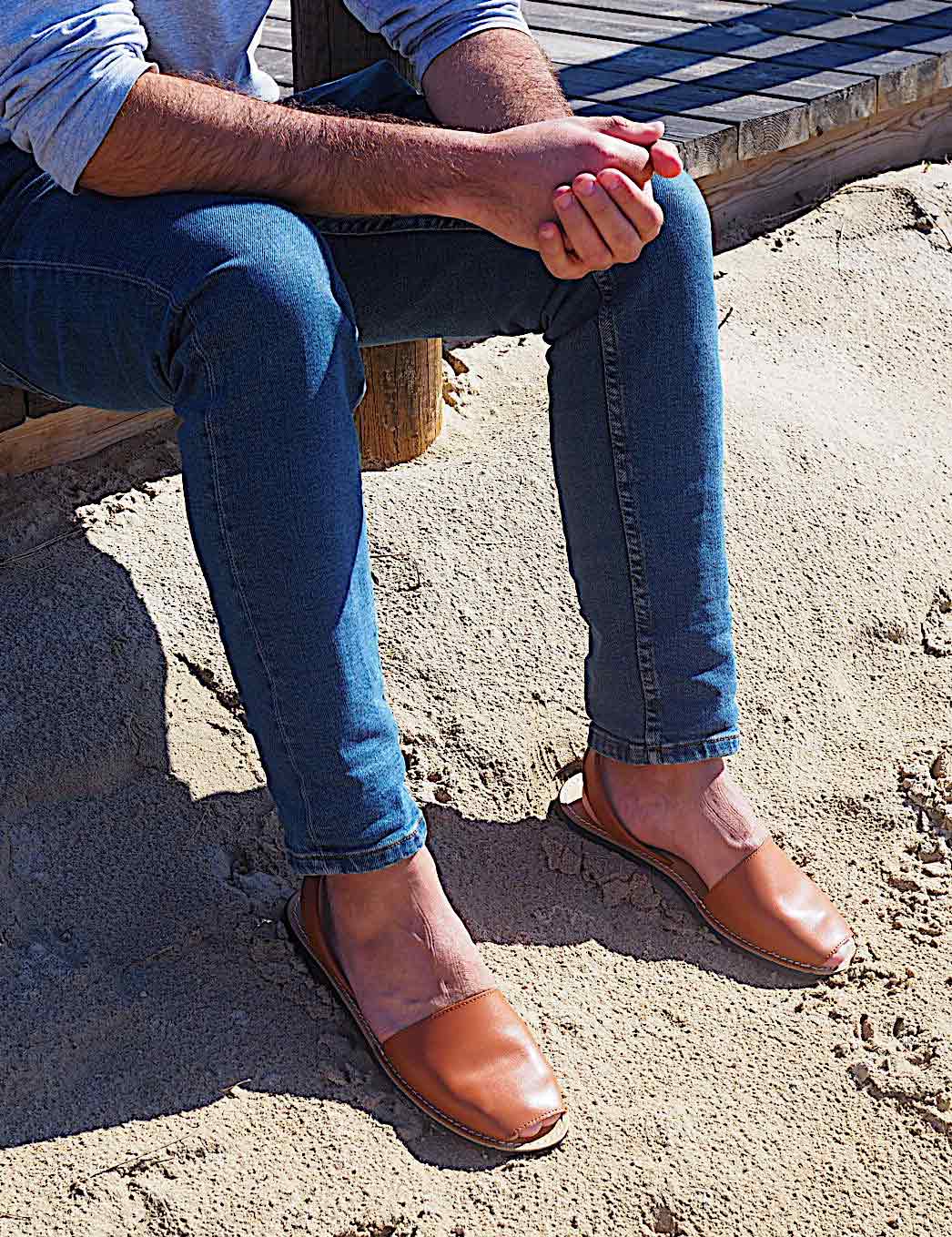 Sandalias Menorquinas Cuero - imagen 8