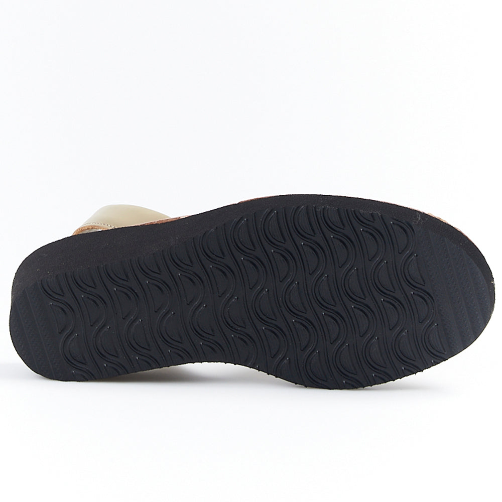 Sandalias Menorquinas Cuña Beige - imagen 7