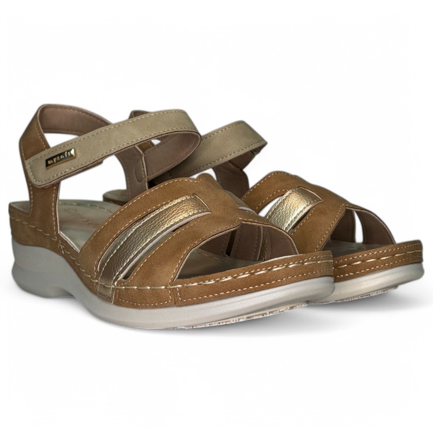Sandalias Mysoft 25M015 Cuero - imagen 2