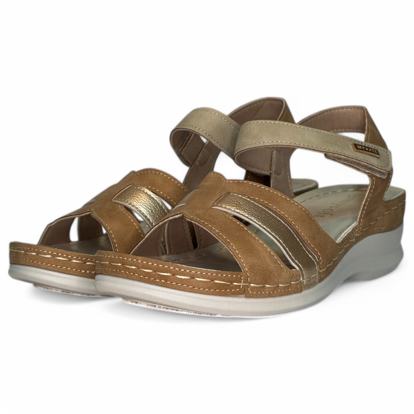 Sandalias Mysoft 25M015 Cuero - imagen 3