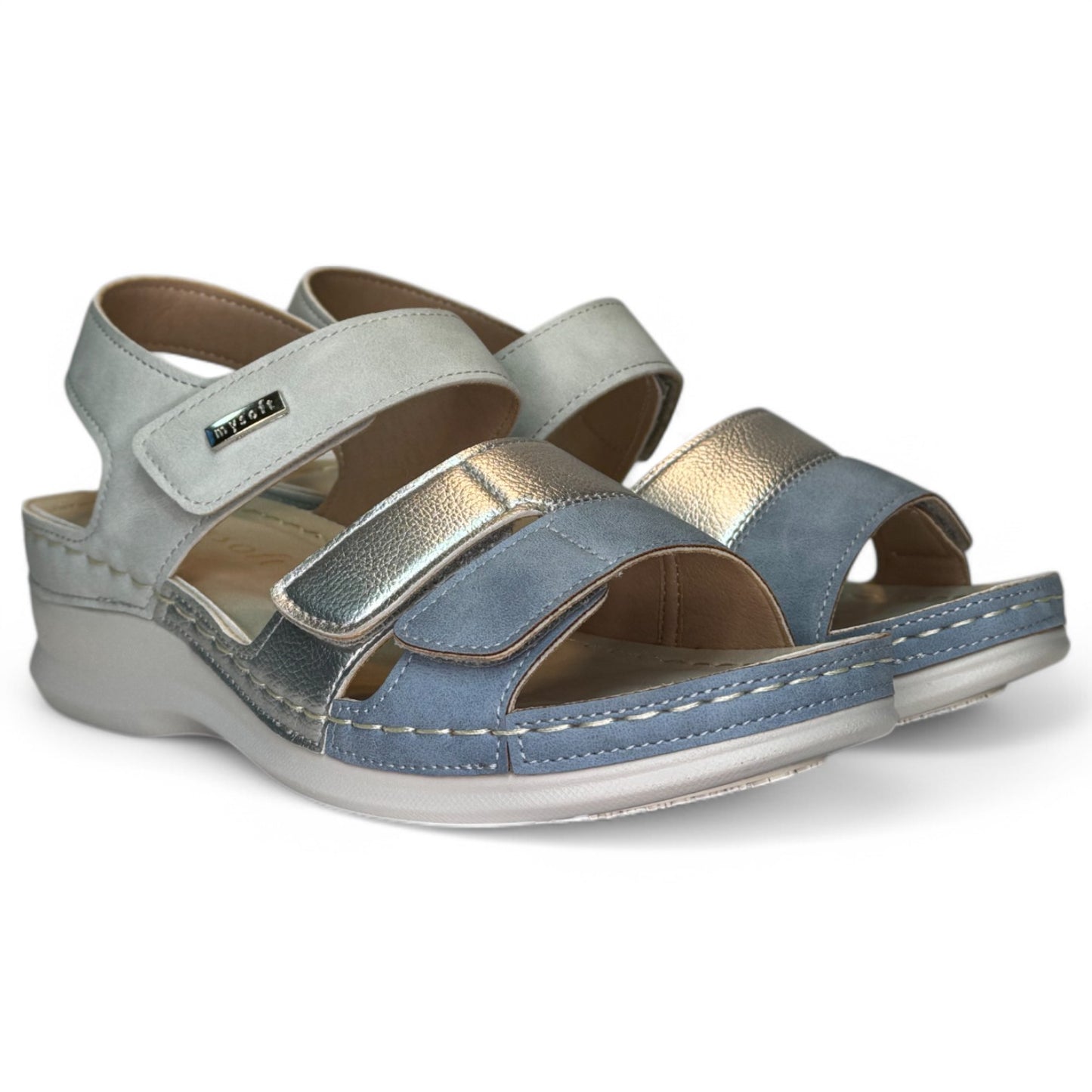 Sandalias Mysoft 25M019 Hielo - imagen 2