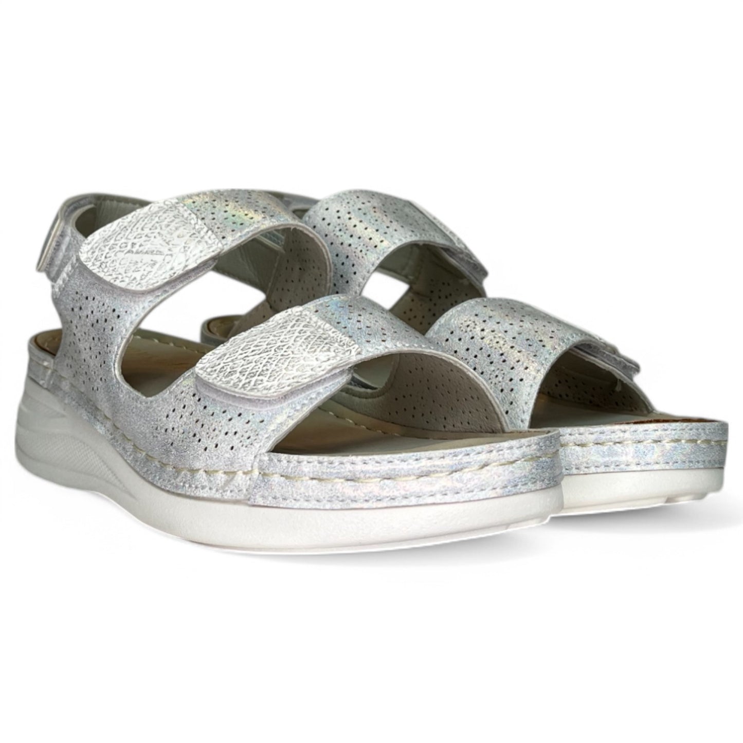 Sandalias Mysoft 25M032 Plata - imagen 2