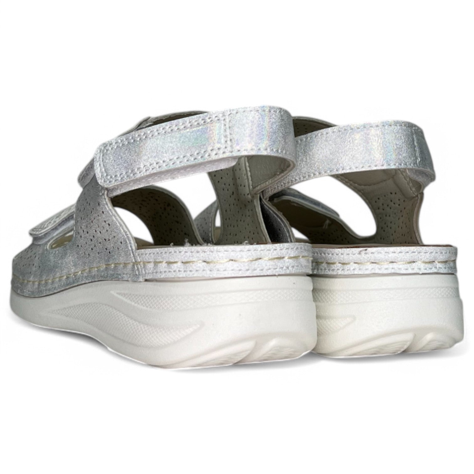 Sandalias Mysoft 25M032 Plata - imagen 4
