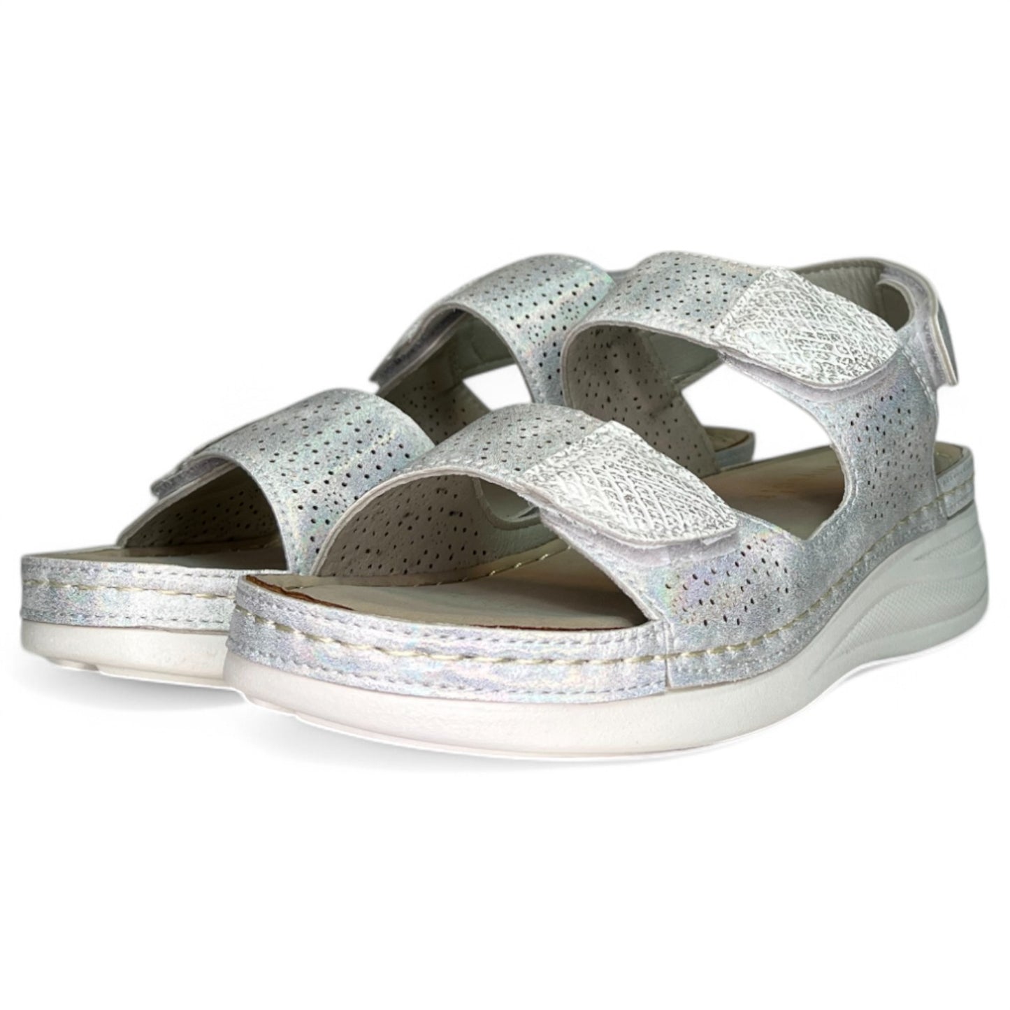Sandalias Mysoft 25M032 Plata - imagen 3