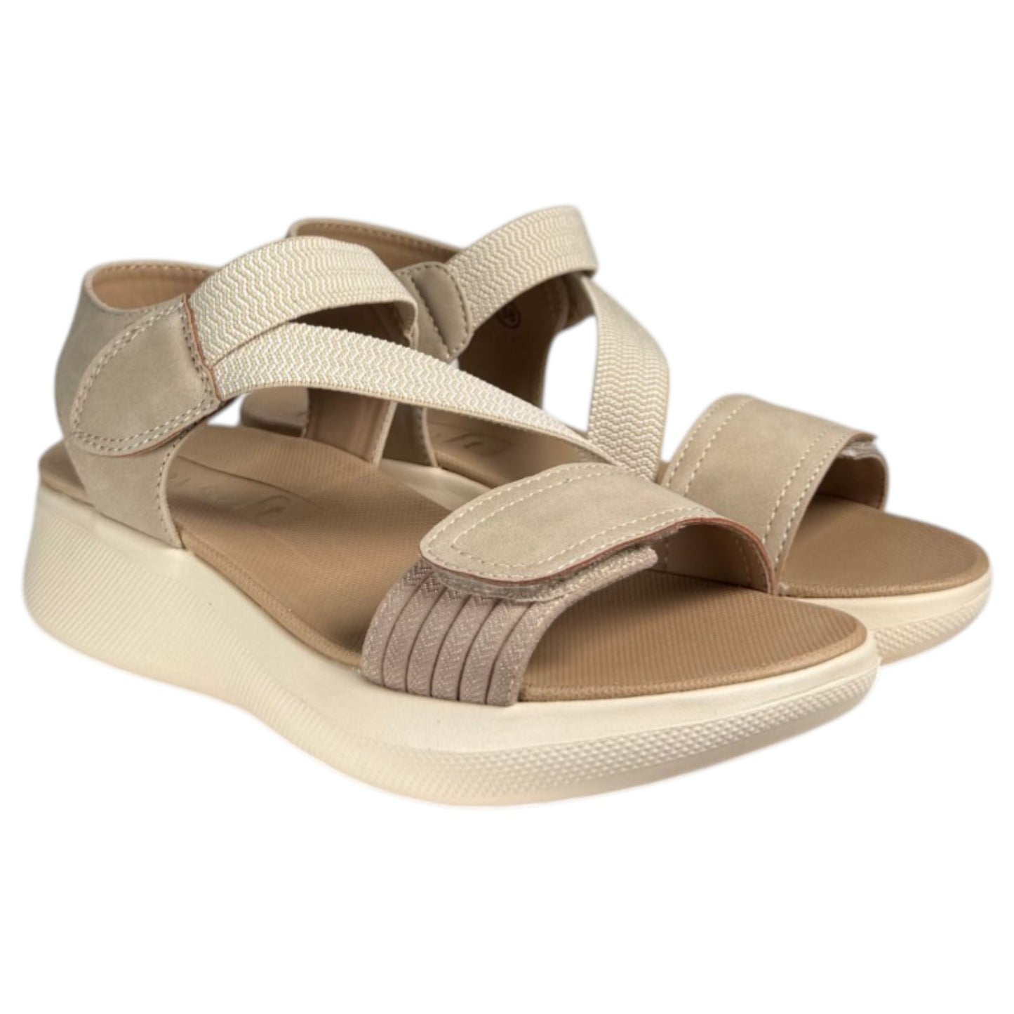 Sandalias Mysoft Elásticos 26M362 Beige - imagen 3