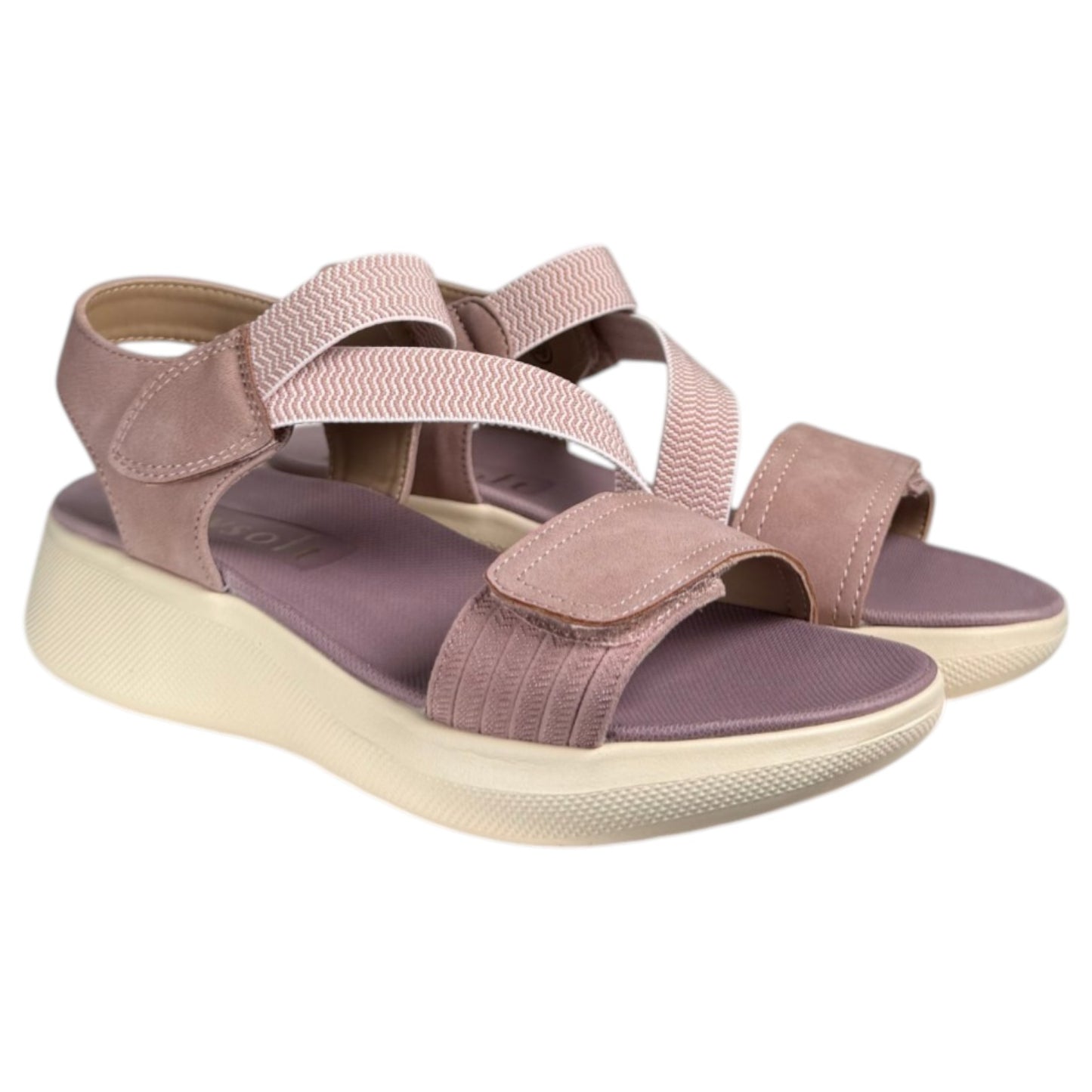 Sandalias Mysoft Elásticos 26M362 Malva - imagen 3