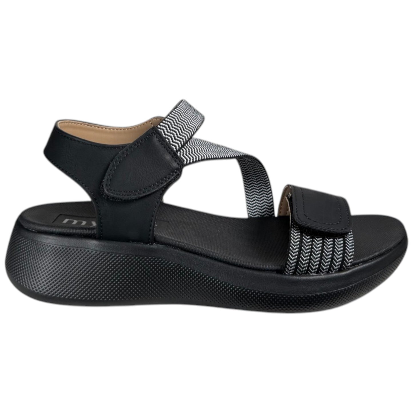 Sandalias Mysoft Elásticos 26M362 Negro - imagen 1