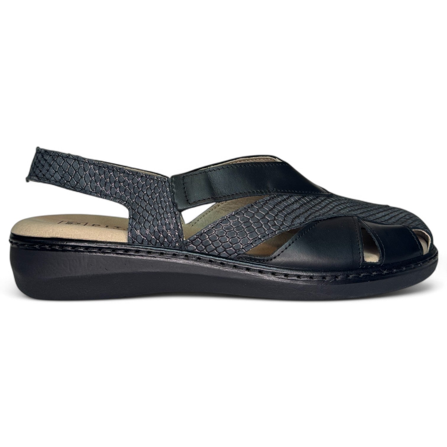 Sandalias Pitillos Plantilla Extraíble 10302 Negro - imagen 1