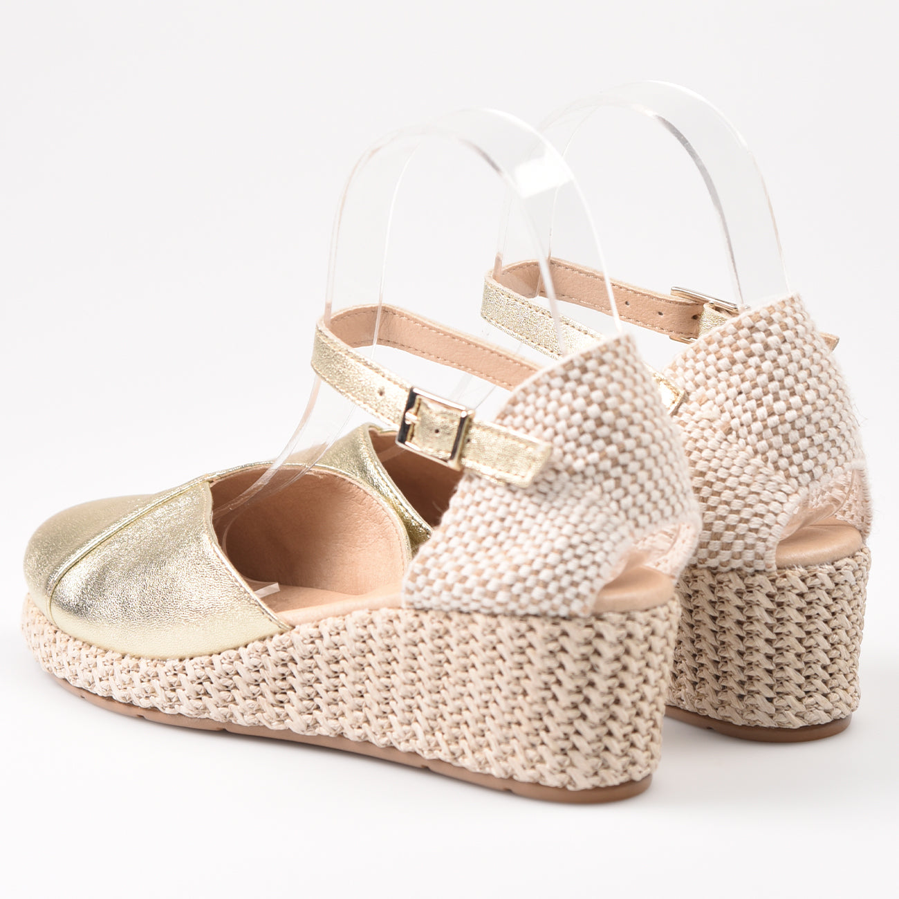 Sandalias Pitillos Valenciana Laminada 5561 Oro - imagen 7