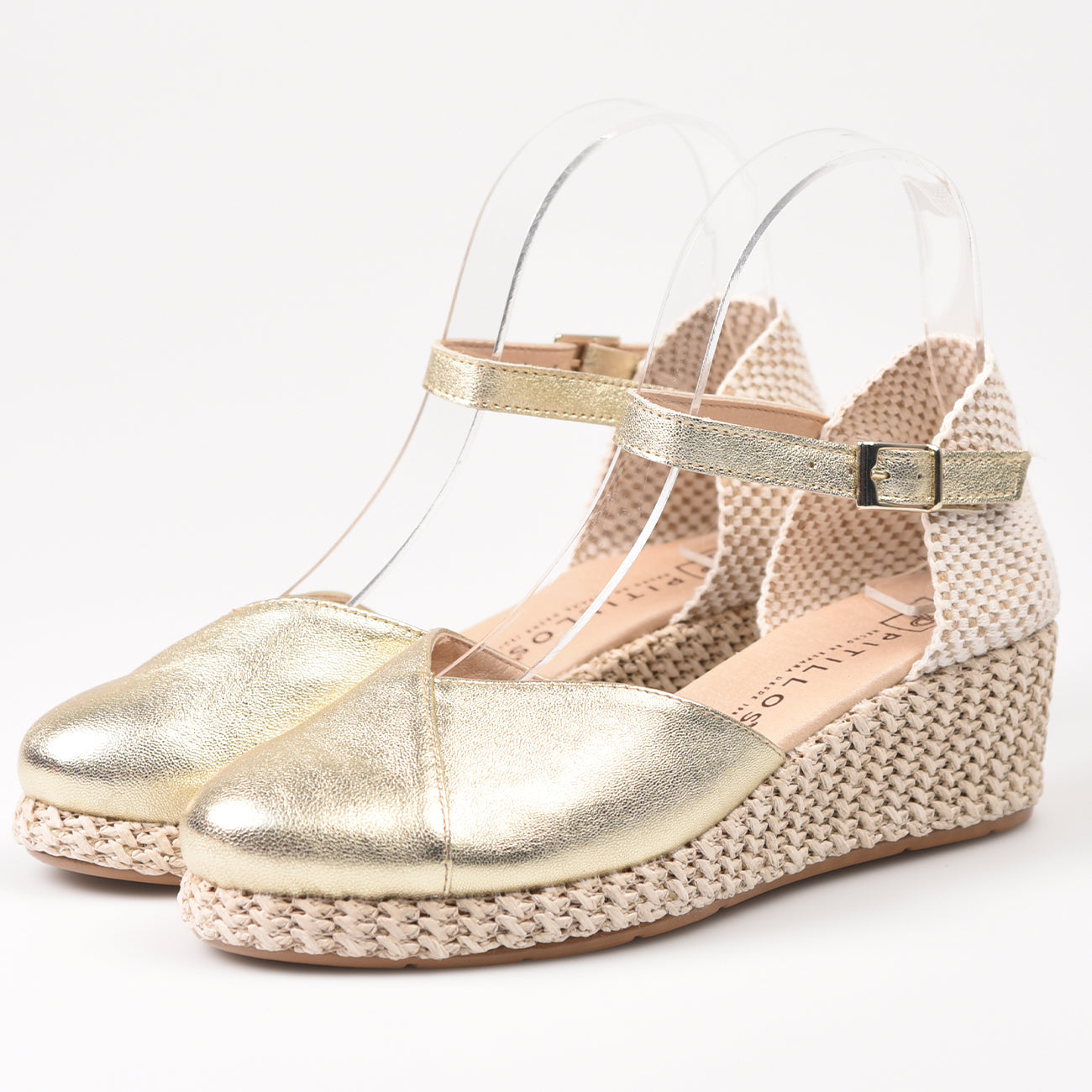 Sandalias Pitillos Valenciana Laminada 5561 Oro - imagen 6