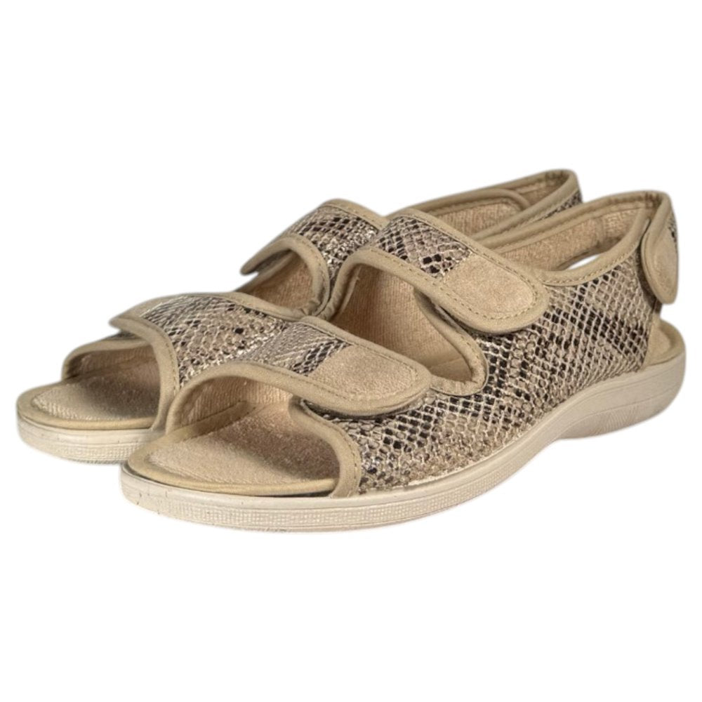 Sandalias Selquir Rejilla Anaconda 81199 Beig - imagen 4