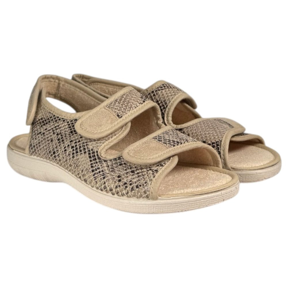 Sandalias Selquir Rejilla Anaconda 81199 Beig - imagen 3