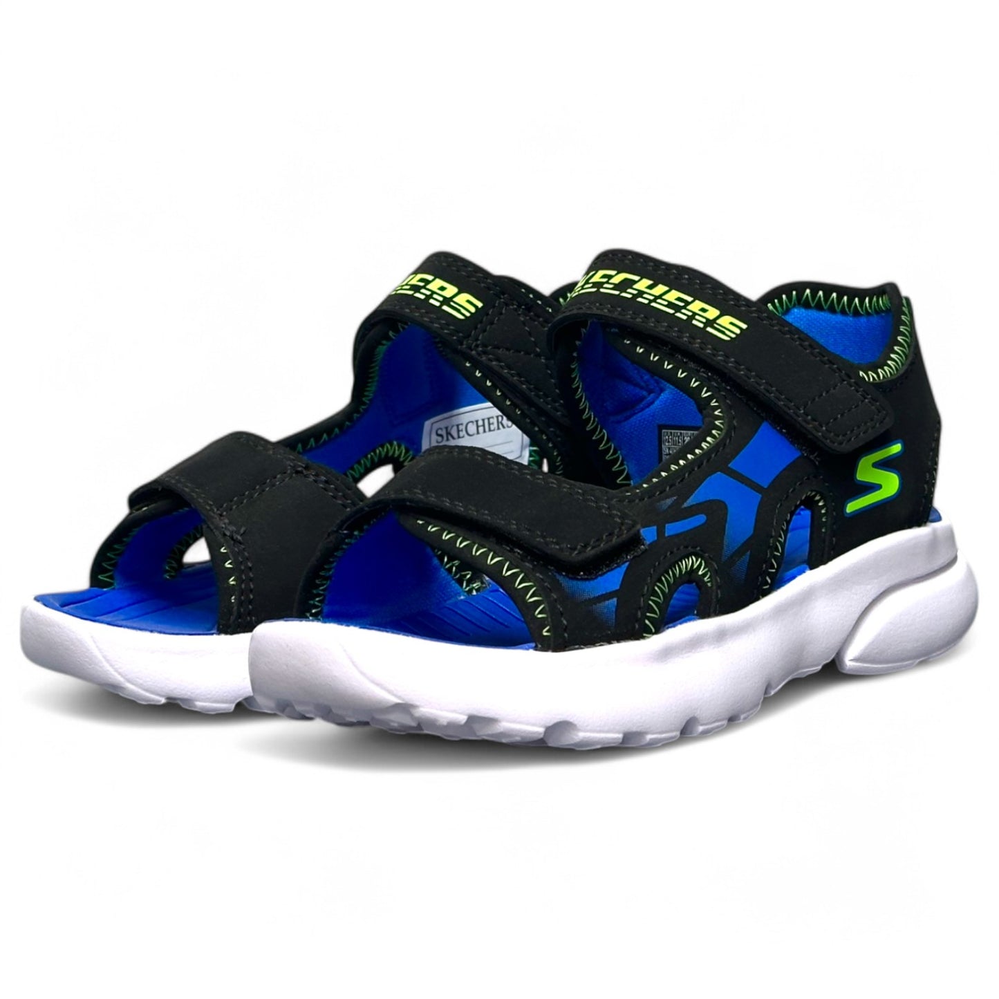 Sandalias Skechers Razor Splash - Aqua Buddies 406513L Negro Lima - imagen 3