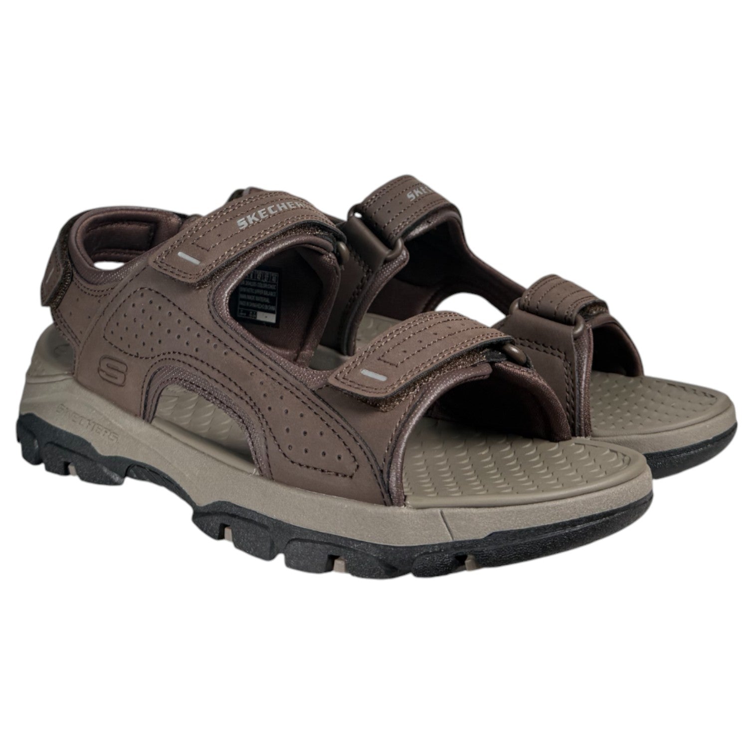 Sandalias Skechers Relaxed Fit: Tresmen - Garo 204105 Chocolate - imagen 3