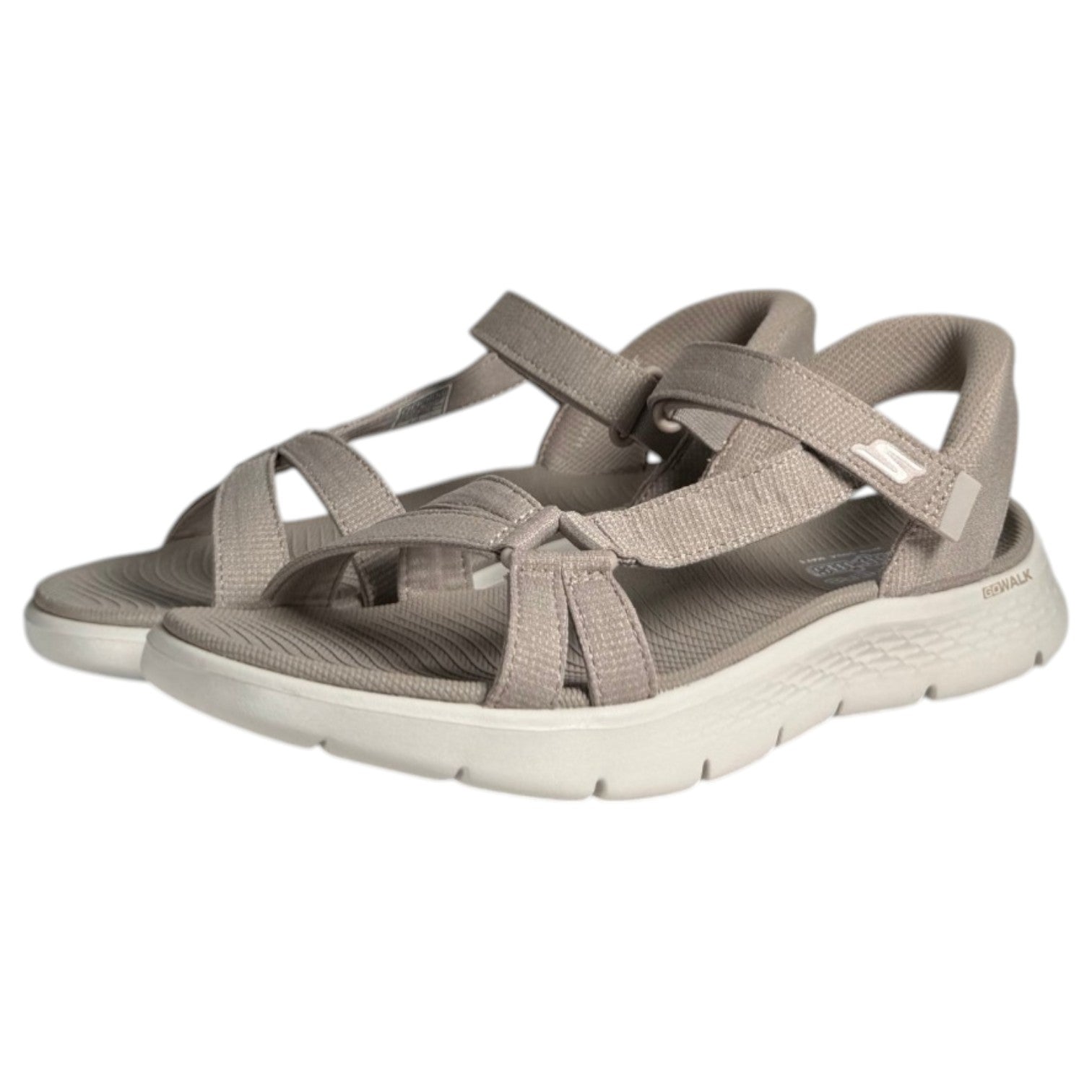 Sandalias Skechers Slip-ins: GO WALK Flex Sandal - Illuminate 141481 Taupe - imagen 4