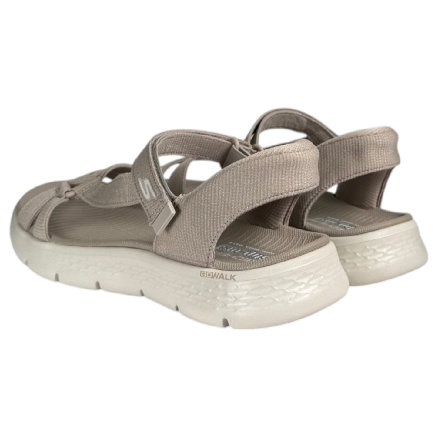 Sandalias Skechers Slip-ins: GO WALK Flex Sandal - Illuminate 141481 Taupe - imagen 5