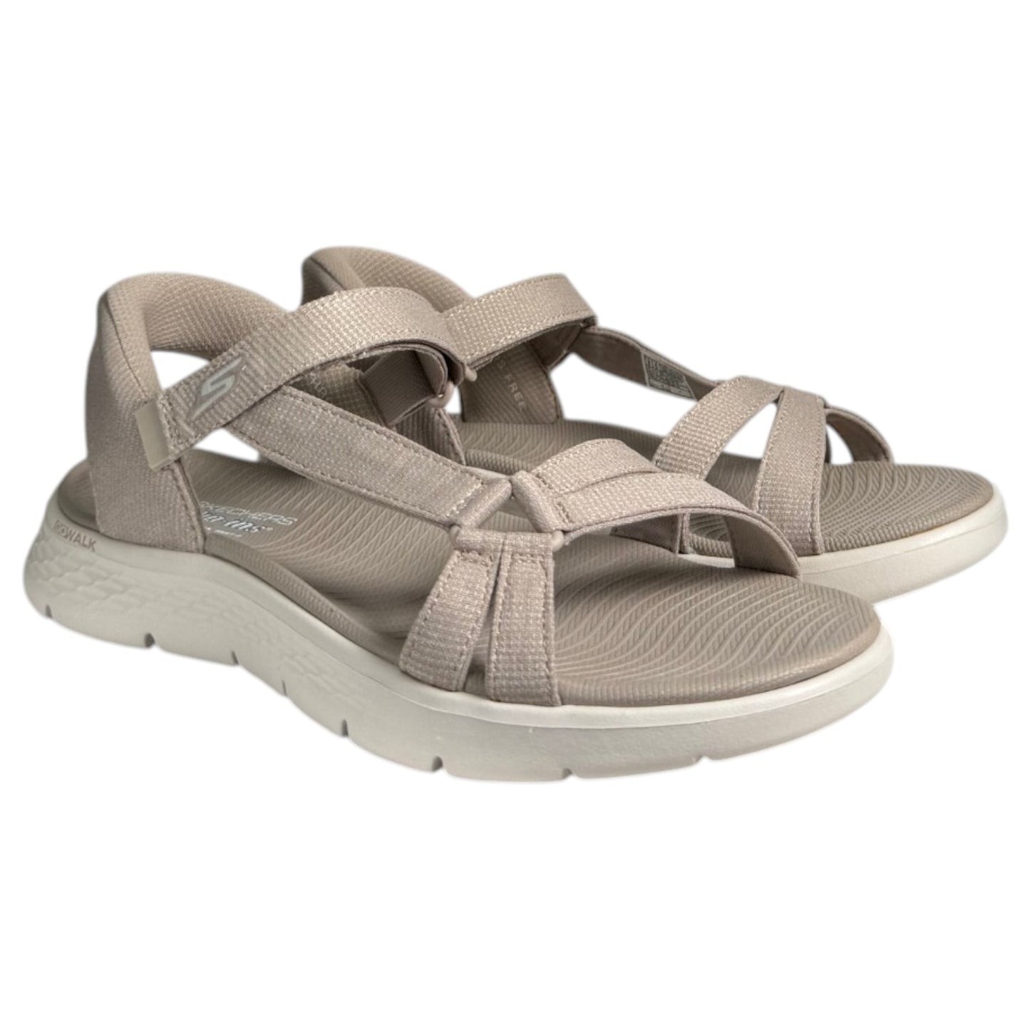 Sandalias Skechers Slip-ins: GO WALK Flex Sandal - Illuminate 141481 Taupe - imagen 3