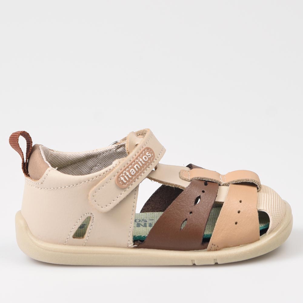 Sandalias Titanitos Respetuosas Evo B500 Beig - imagen 1