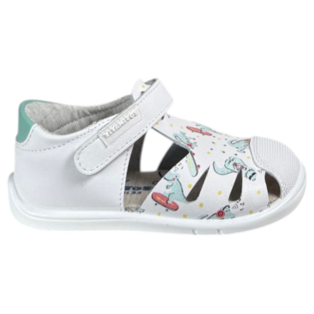 Sandalias Titanitos Respetuosas Patinete L500 Blanco - imagen 1