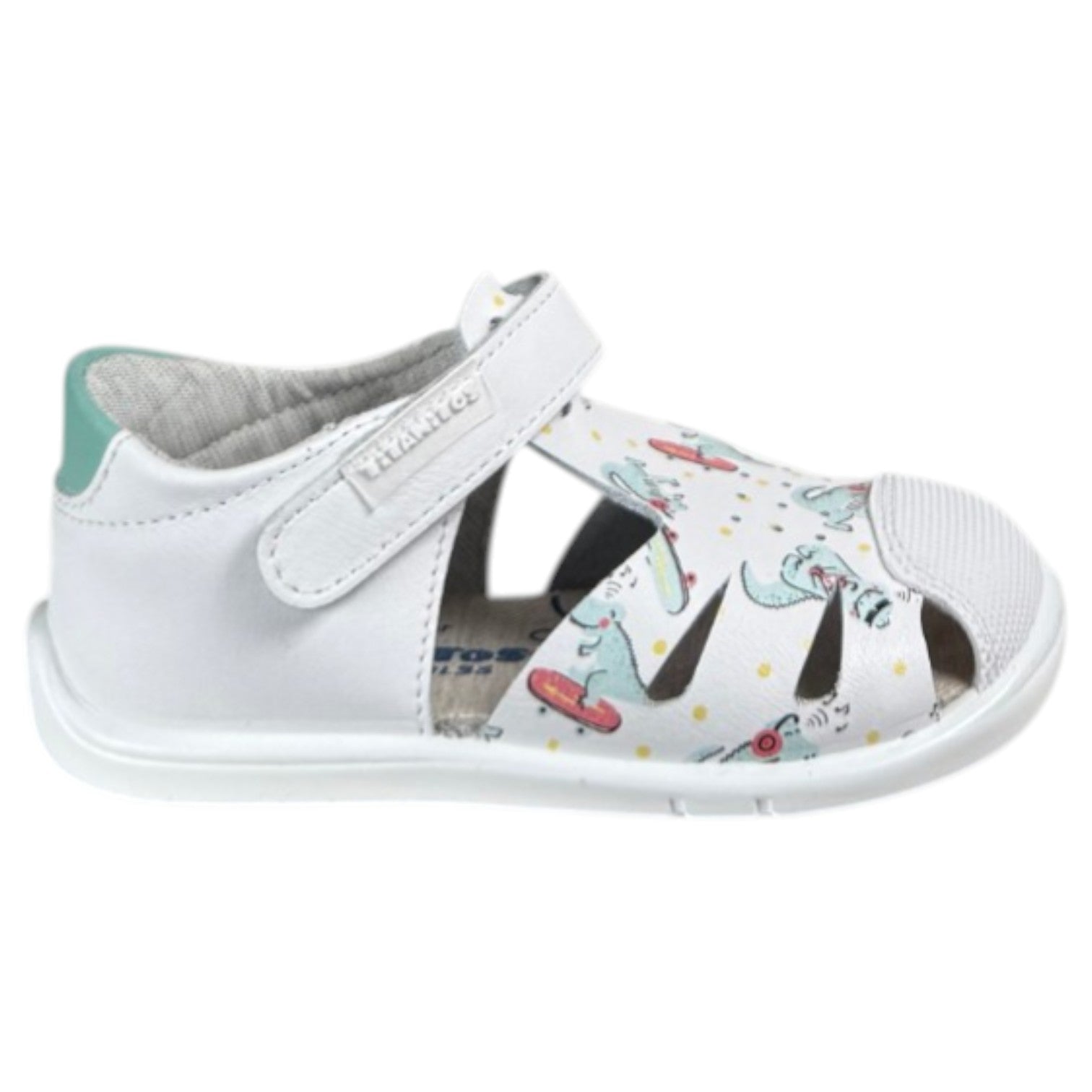 Sandalias Titanitos Respetuosas Patinete L500 Blanco - imagen 1