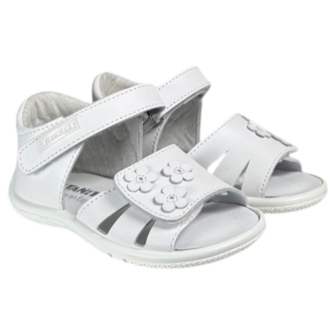 Sandalias Titanitos Respetuosas Ramo L670 Blanco - imagen 3