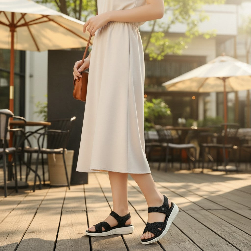 Sandalias Xti Knit 145156 Negro - imagen 4