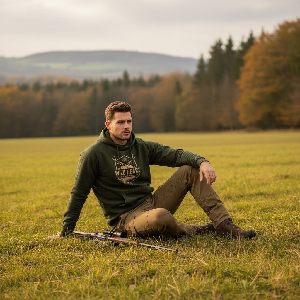 Sudadera Caza Hart Branded-H Wild XHBHWI Verde - imagen 4