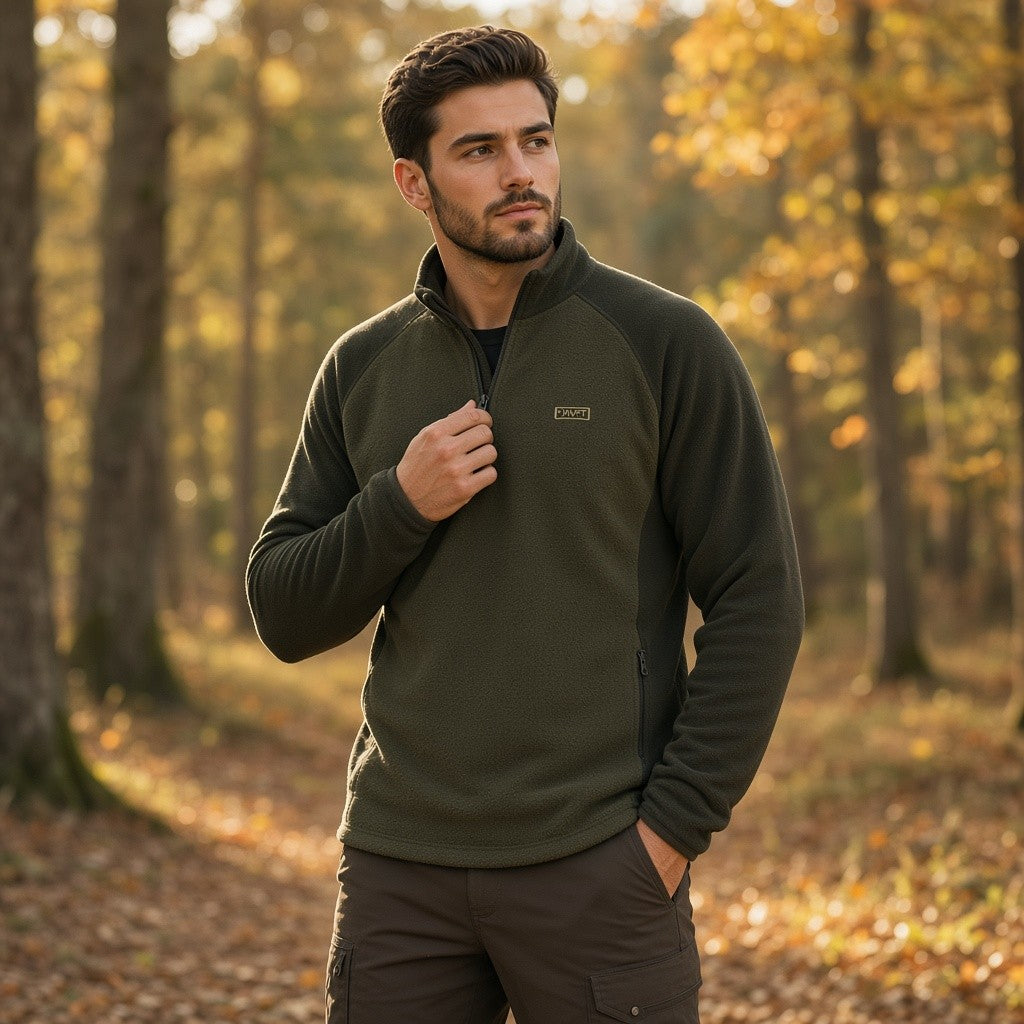 Chaqueta Polar Hart Sarren XHSARL Verde