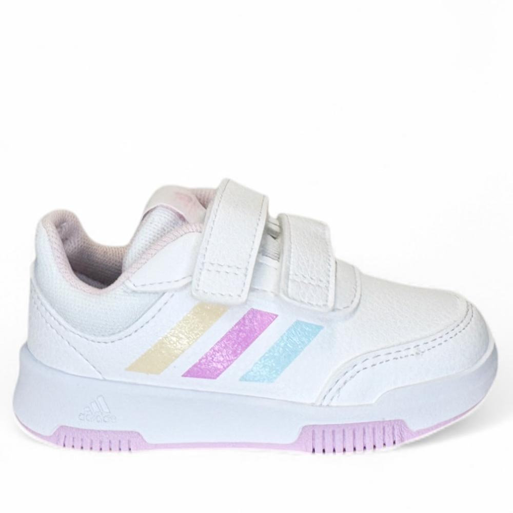 Zapatillas adidas Tensaur Hook and Loop GW6467 Blanco Rosa - imagen 1