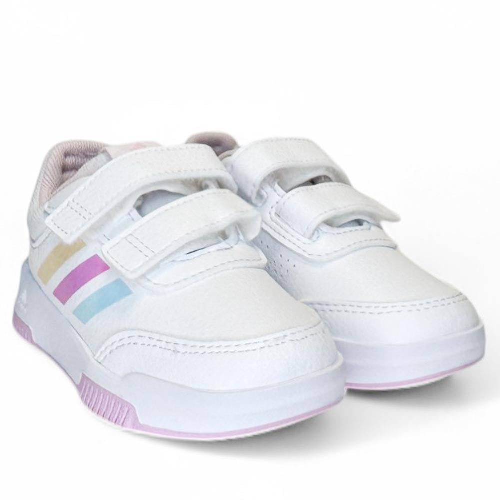 Zapatillas adidas Tensaur Hook and Loop GW6467 Blanco Rosa - imagen 2