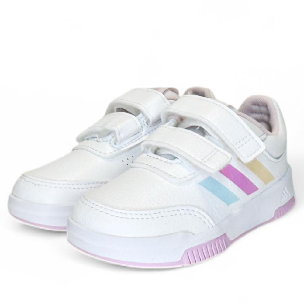 Zapatillas adidas Tensaur Hook and Loop GW6467 Blanco Rosa - imagen 3