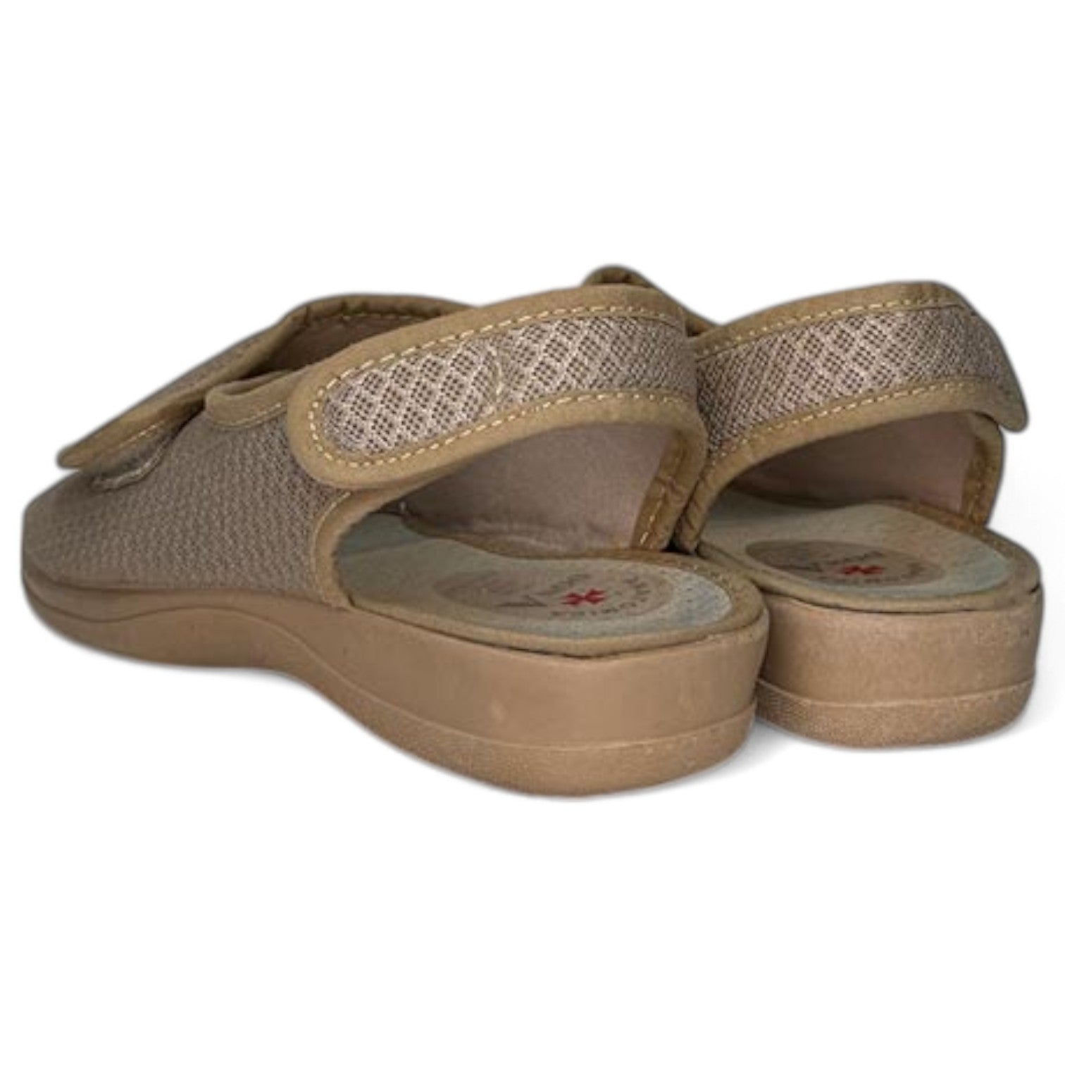 Zapatillas Anatómicas Dos Velcros 315 Beig - imagen 4