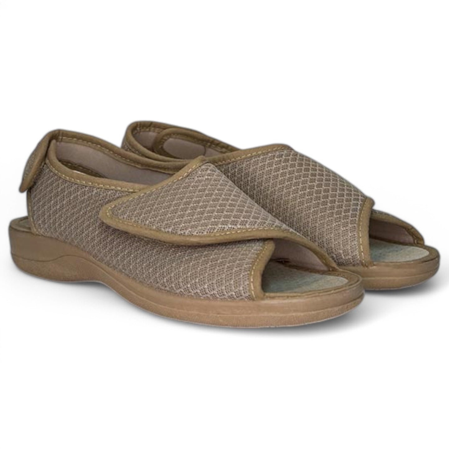 Zapatillas Anatómicas Dos Velcros 315 Beig - imagen 2